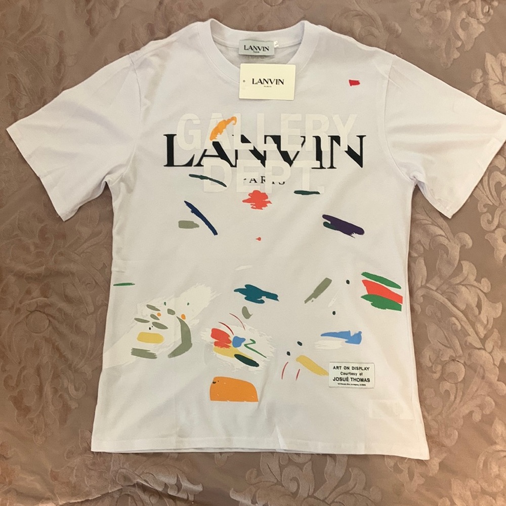 White lanvin art gallery limited edition, size L MENS. Category, Designer
